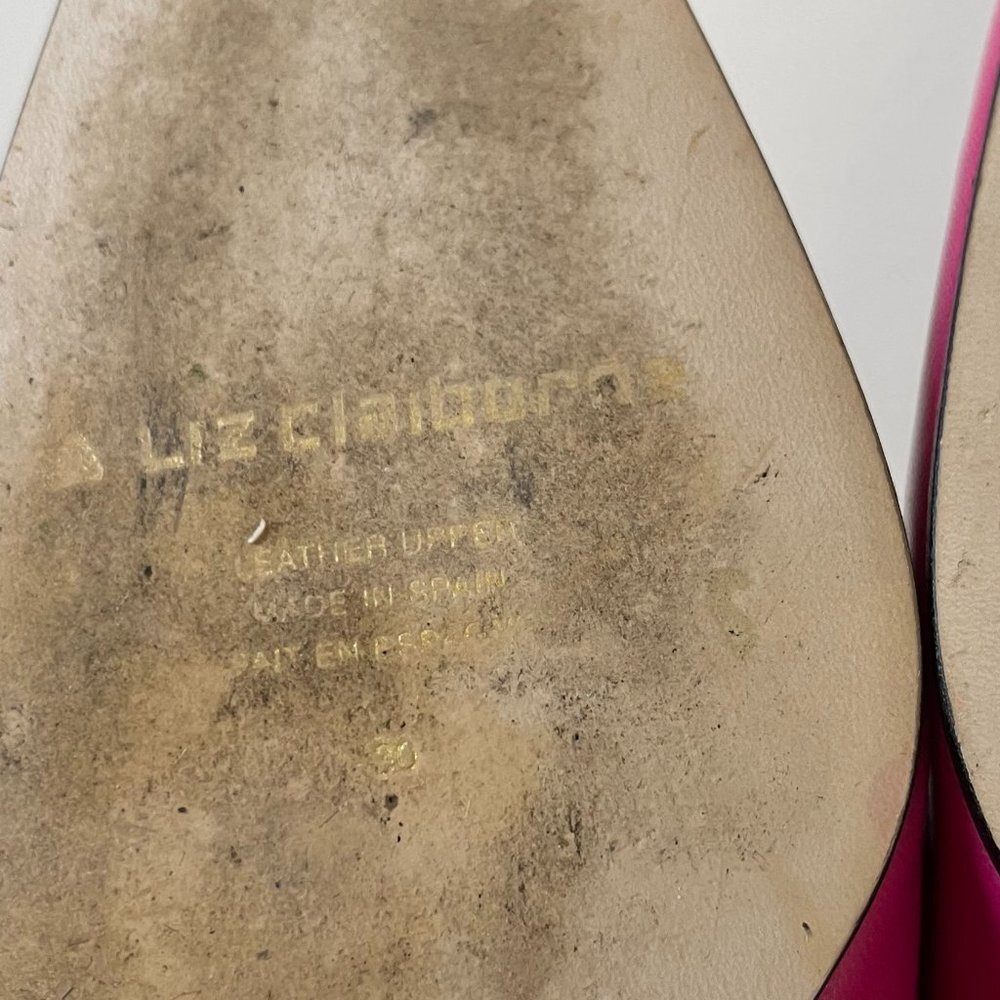 Liz Claiborne Pink Leather Heels - Picture 10 of 13